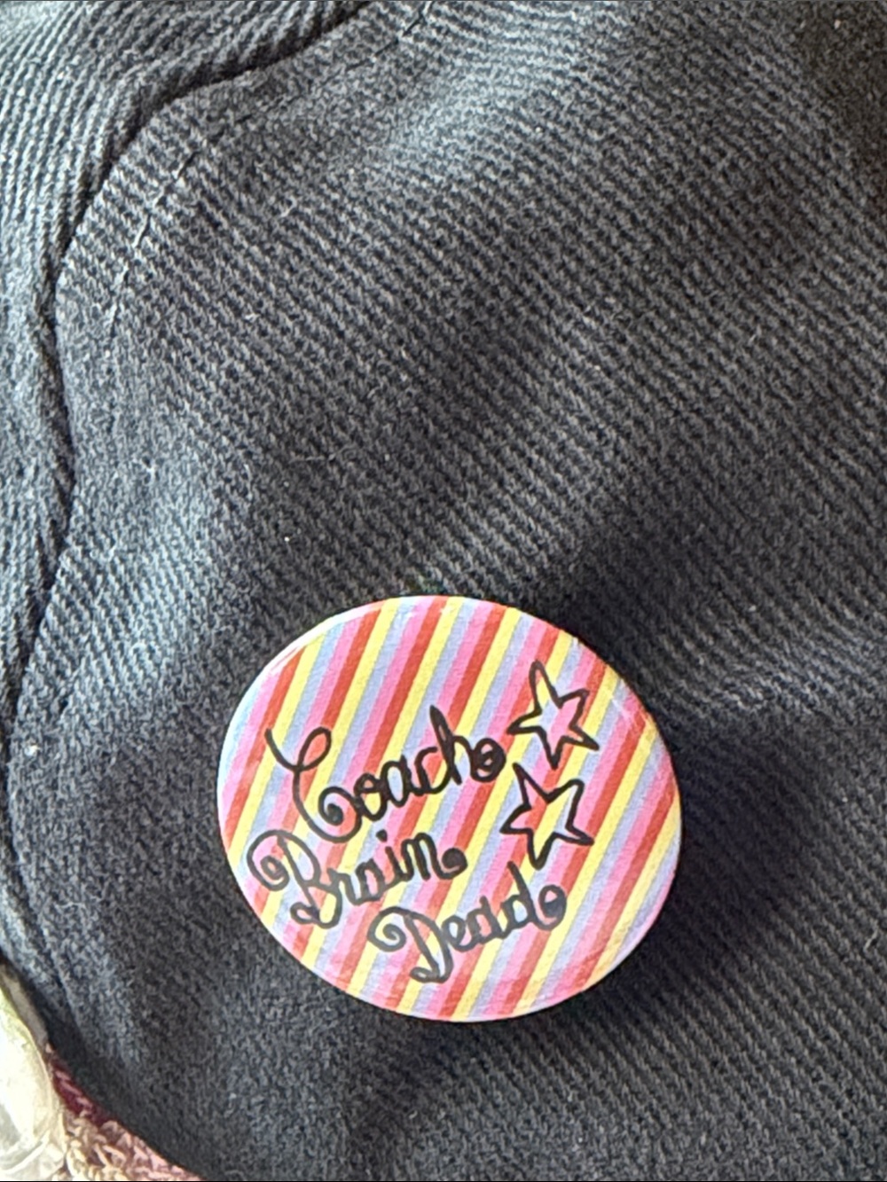 🧢🧠🧢 Coach Brain Dead Biker Pin Hat 🧢🧠🧢 NWT 🧢🧠🧢 - Picture 7 of 16